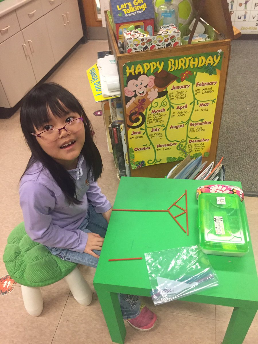 MrsGgrade1's tweet photo. We began a new math module this week. The students enjoyed exploring the attributes of shapes. #ikefraser #fraserfamily https://t.co/WTYLf38R2W