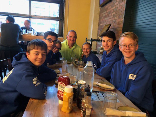 Ending our first day in Detroit at Punch Bowl Social. Good, games and friends.