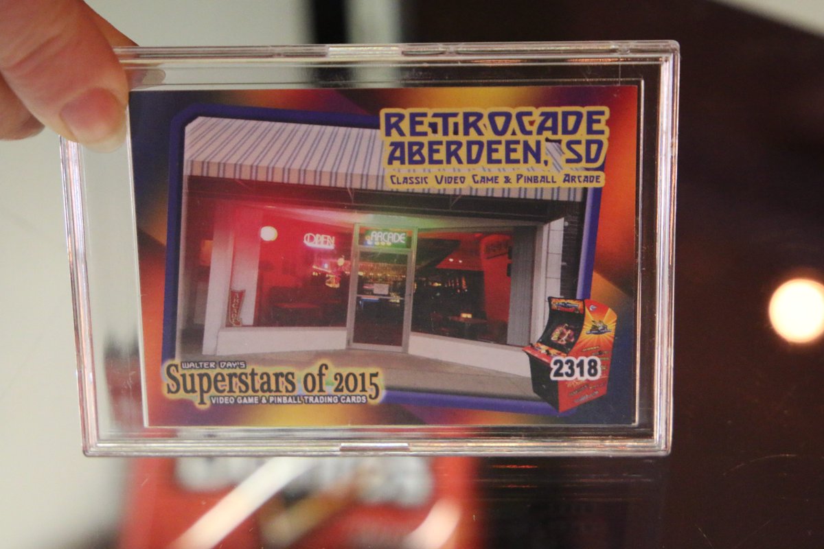 SquareDealSD's tweet image. Retrocade in #AberdeenSD was included in Walter Day's collection of video game and pinball trading cards, earning it a spot among the best arcades in the country. Did you read Retrocade's story in today's @SquareDealSD? aberdeennews.com/thesquaredeal/…