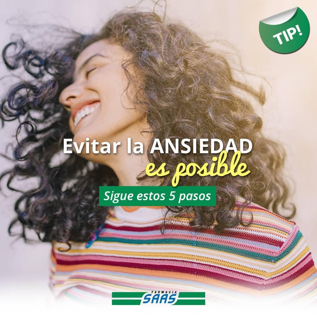 1️⃣Reconoce los síntomas. 2️⃣Enfócate en el presente: por cada pensamiento negativo escribe TRES PENSAMIENTOS POSITIVOS. 3️⃣Distráete. Busca un pasatiempo, juega, haz deportes. 4️⃣Cambia tu diálogo interno. 5️⃣Enfócate en tu respiración #24deAbril