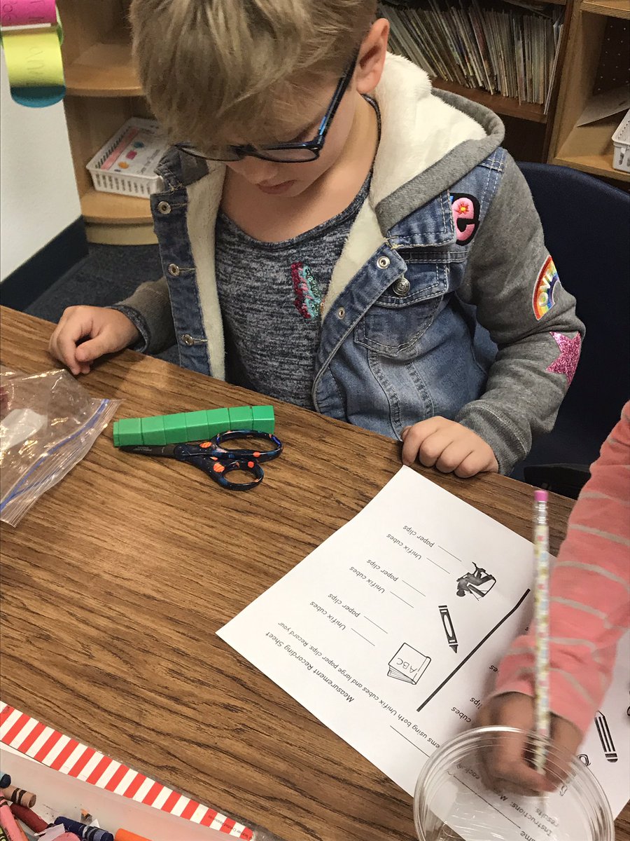 First grade is so much fun! Learning how to measure with different tools 📎 <a href="/NatWilliamsElem/">Williams Elementary</a> #wildcatsinspired
