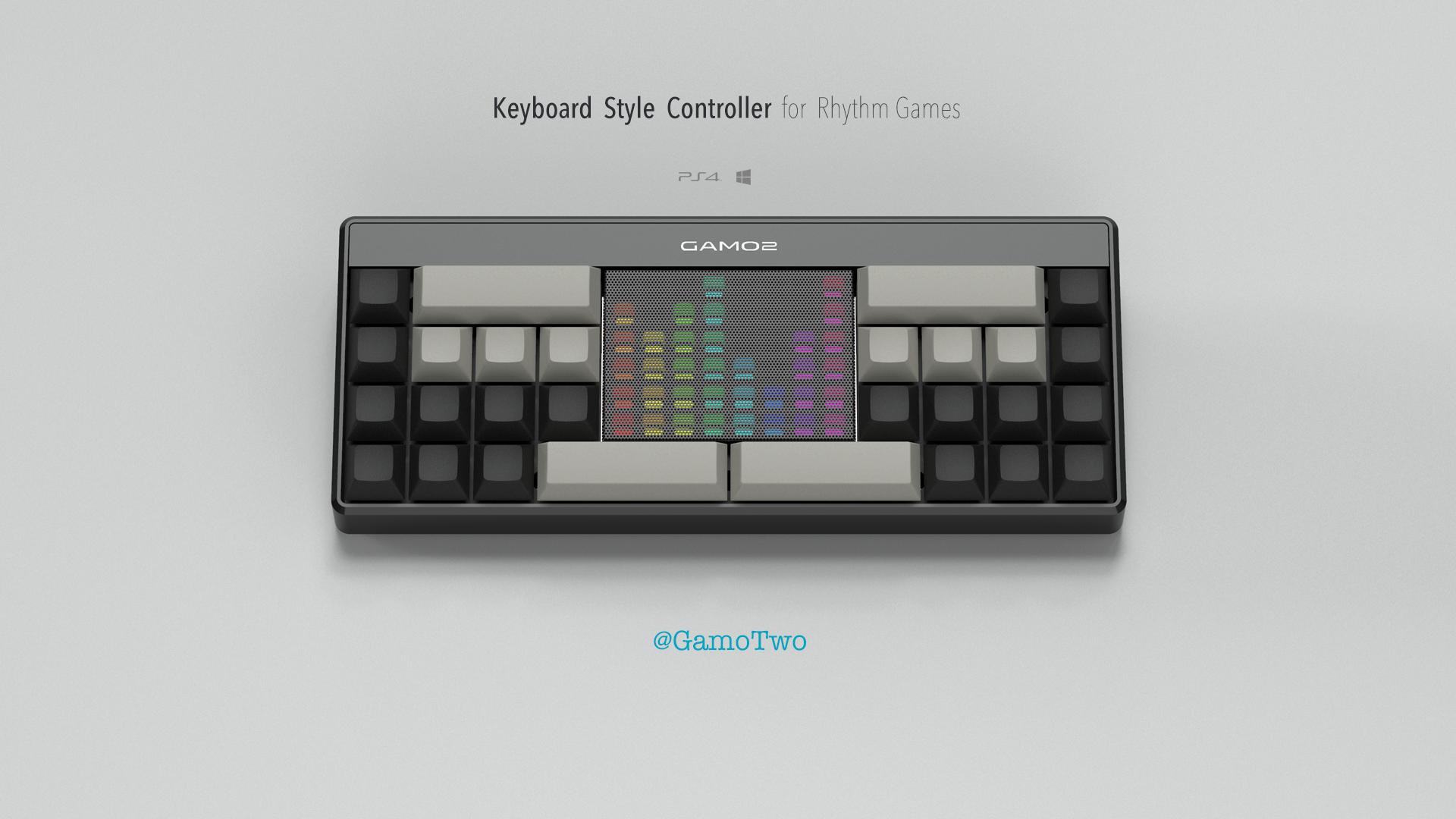 Keyboard style rhythm game controller announced by GAMO2 : r Keyboard style rhythm game controller announced by GAMO2 : r