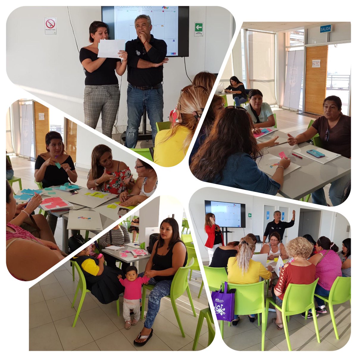AyalaEvadil's tweet photo. @TarapacaLabs hoy desarrolla taller con mujeres #emprendedoras de #iquique asociado al trabajo con el #municipio #tlabsEmprende https://t.co/3gF3ABvZ5R