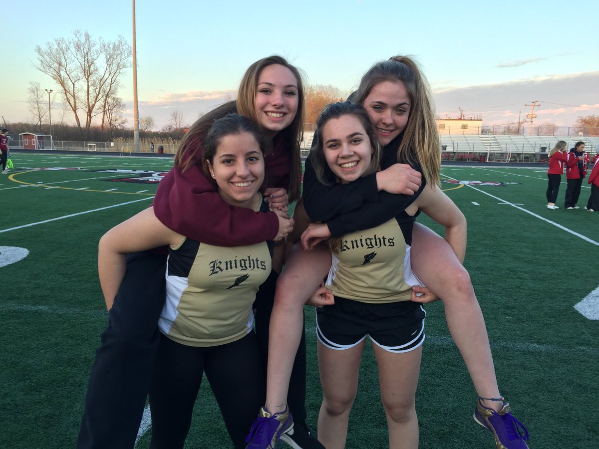 GNHSGirlsTrack's tweet photo. Four more PRs for all our 200m girls! These girls are killin it tonight! Alexa McDonald - 37.74, Elisa Rossi - 37.24, Tori Caliendo - 35.24, & Kayla Keaskowski - 32.54!! #KnightPride #StraightKillinIt https://t.co/ozhqvNJ2jP