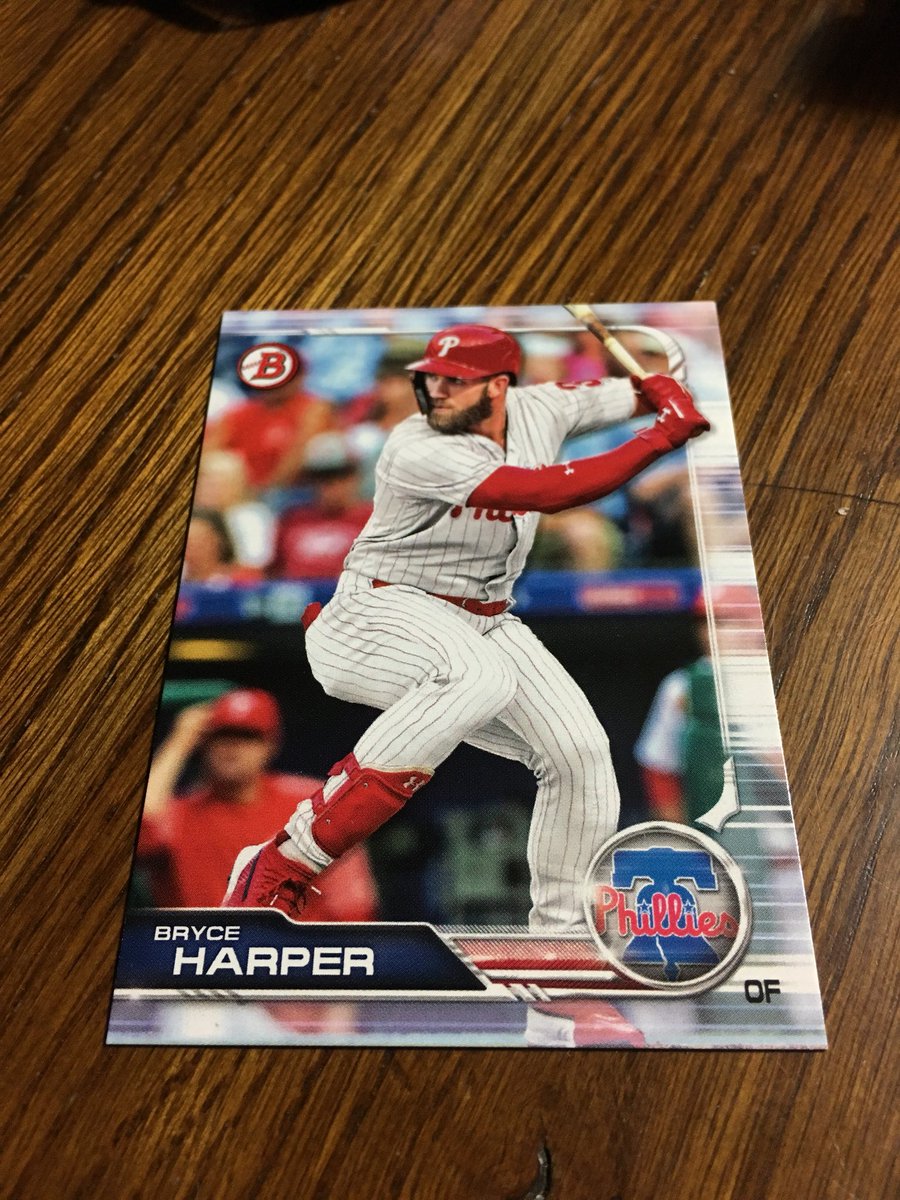 sportscards4s's tweet image. FOR SALE: Bryce Harper 1st Phillies Card Short Print 2019 Bowman #bowmanbaseball #toppsinception #bowman #bowmanchrome #toppsbaseball #baseballcards #baseballcardsforsale #topps #mlb #baseball #bryceharper #phillies
