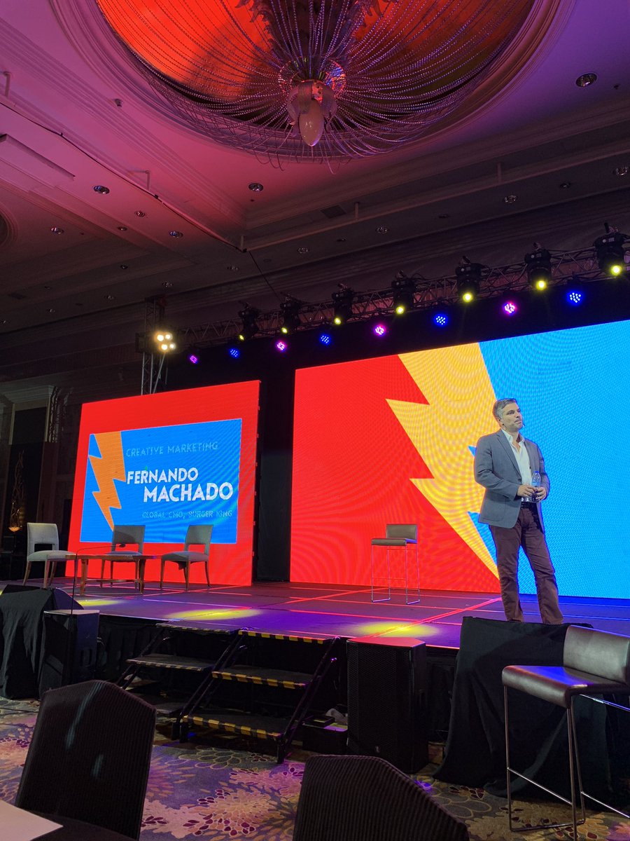 CMO Fernando Machado of Burger King! <a href="/4AsPhilippines/">4As Philippines</a> #creativefest2019 👏🏻👏🏻👏🏻
