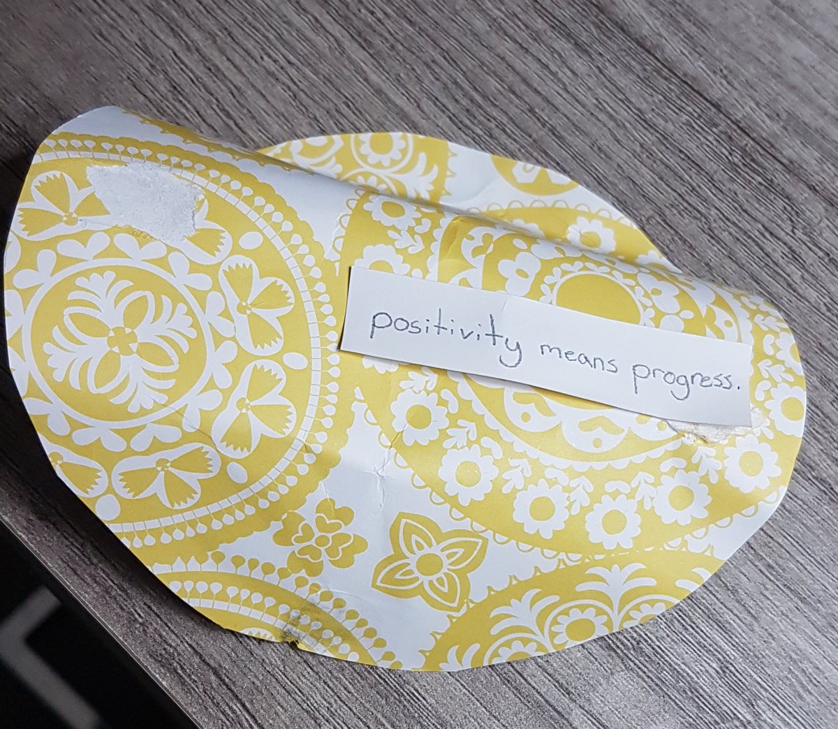 #hiawasome Miigwetch to our Youth for my biimadzawin fortune - "Positivity is Progress!!" Love it!!