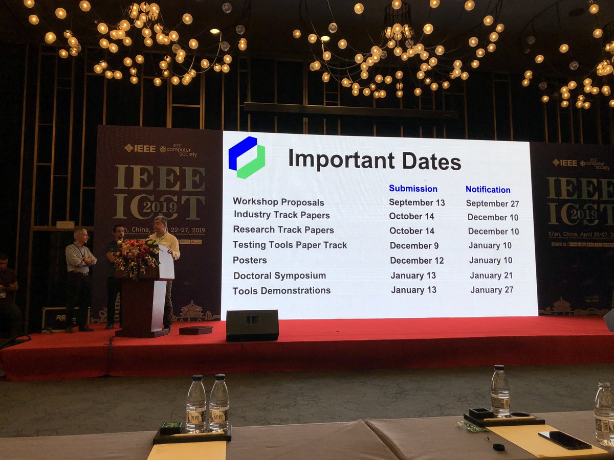 adnancausevic's tweet photo. Important dates for ICST2020 #icst2020 #icst2019 @icstconference https://t.co/IMo4TQZc1s