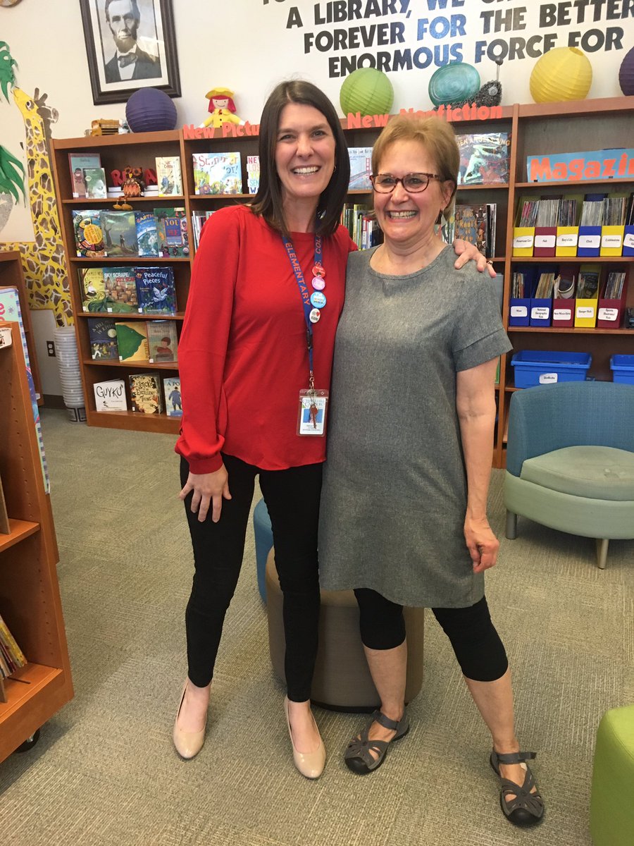DebbyAtwater's tweet photo. Congratulations to @KatColeReads for winning the very first Mary U. Andrews Chair for Teaching Literacy! Your #CHCCSLibraries team is SO proud to work with you and learn from you!  #chccsempower #chccsengage #chccsinspire https://t.co/YtBbSHrwaB