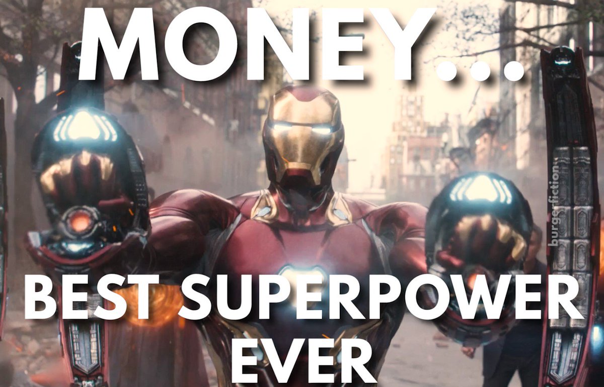 Money may not buy happiness, but it can buy you a powered suit of armor... which might be actually be happiness? Check our our Evolution of Iron Man video live on the channel! #MarvelStudios #MARVEL #AvengersEndgame #Avengers #endgame #ironman 

youtu.be/pplR_MzaWAk