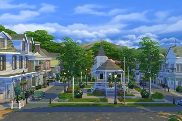 SekaArtistry's tweet photo. I just shared the Stars Hollow Lot on #TheSims4 Gallery! https://t.co/4gKIvcTNxt