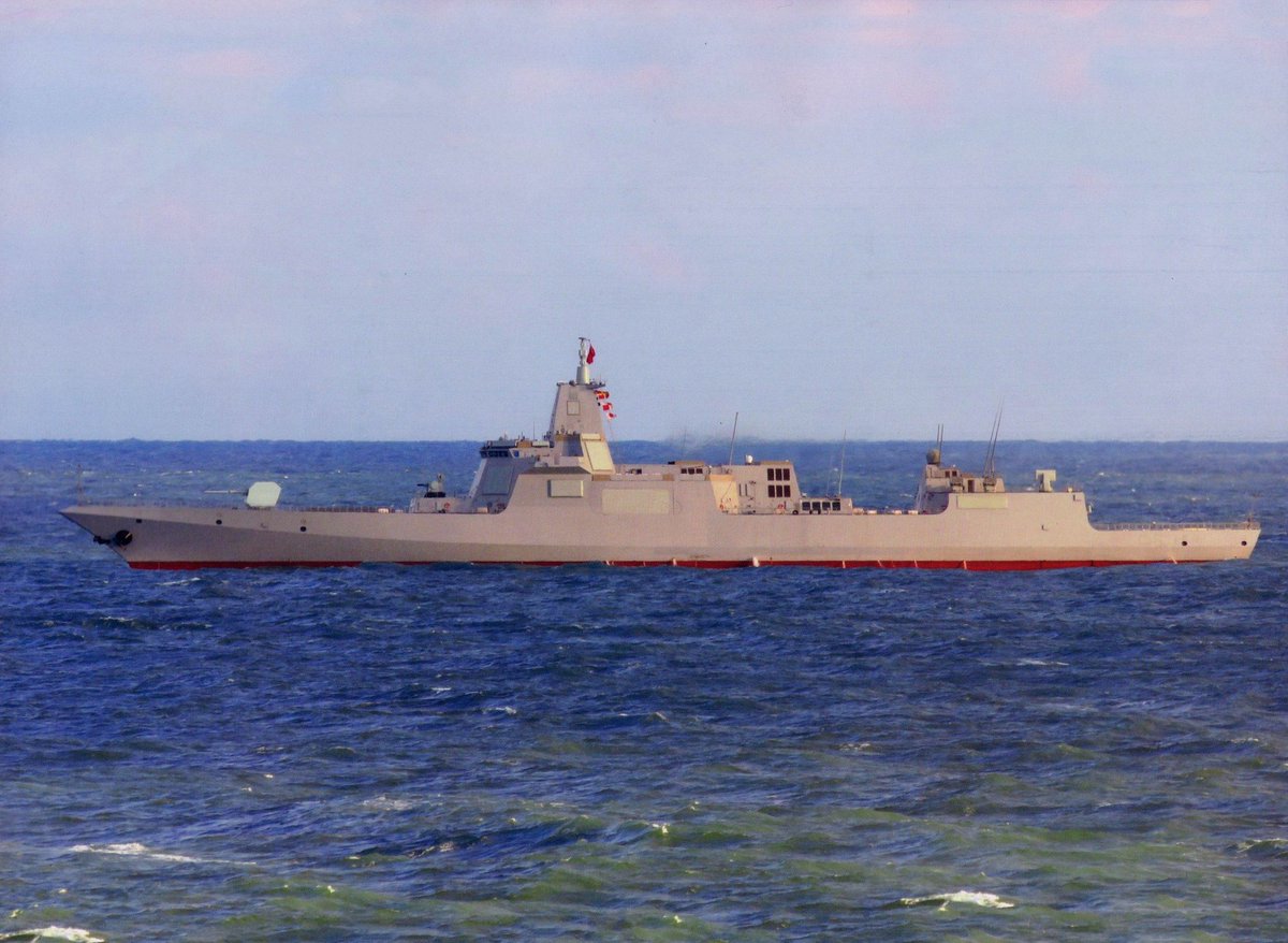 Cypher On Twitter 055型ミサイル駆逐艦 刃海 レンハイ 型 中国海軍としては初の共同交戦能力を持つアジア最大の駆逐艦で その規模から米海軍は本型を巡洋艦に類別している 現在8隻の建造が確認され 将来的に16隻以上整備するとみられる 満載排水量12000t