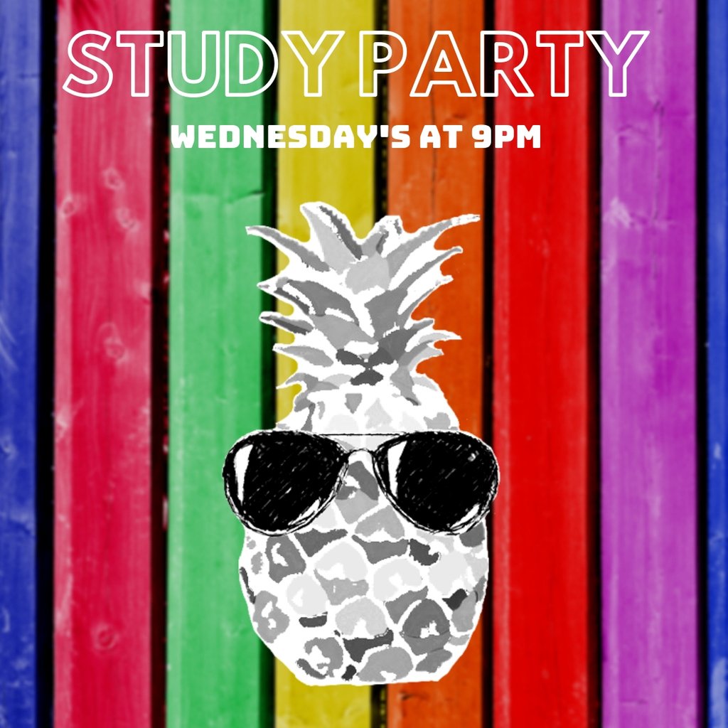 TheRaider881's tweet photo. Study Party is here to help you focus on your homework from 9-10pm 📚 #getyourstudyon with Pineapple Boi on 88.1 The Raider ⚡ https://t.co/l08HjRND5s