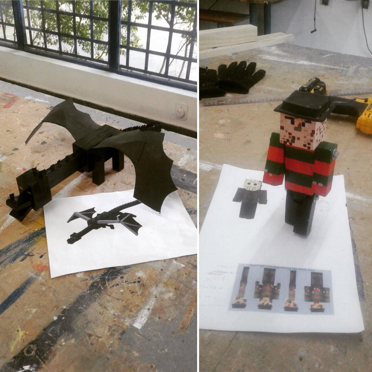 tempo_espaco's tweet photo. Adoramos... #minecraft #freddykrueger #minecraftstuff https://t.co/0AU5kuFUMZ