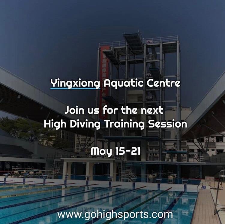 Next High Diving Camp in Zhaoqing, China: May 15-21; gohighsports.com for more info and registration!