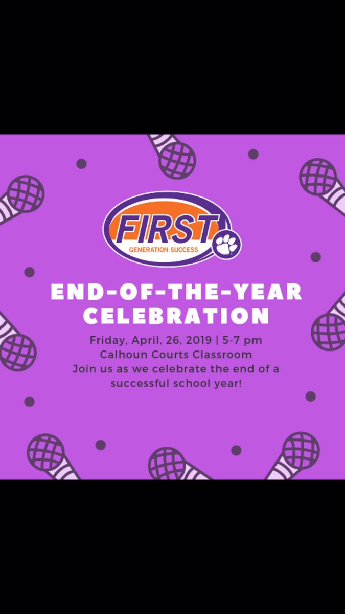 Come celebrate with the FIRST Family this Friday as we toast to another successful semester!! There will be plenty of chic-fil a, games and even karaoke 🎤🎮🍗
#schoolisout #4summer #first