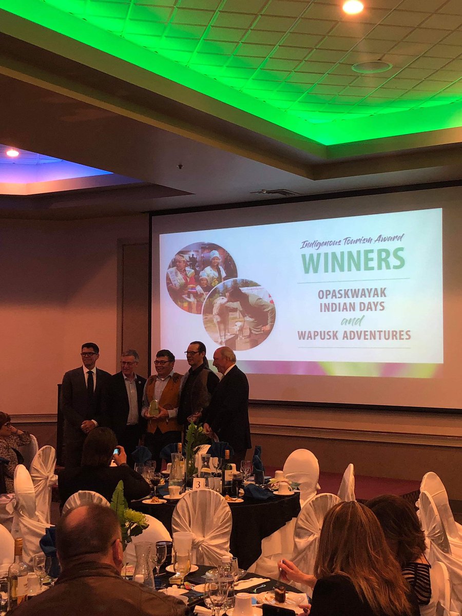 623business's tweet photo. Congratulations to Opaskwayak Indian Days for co-winning Indigenous Tourism Award, and Jimmy Jackfish Fishing Derby &amp; Northern Manitoba @TrappersFest for their nominations at the @TravelManitoba Tourism Awards!

#ExploreMB 
#TravelManitoba
#MCCEcDevTours
@mbchambersofcom https://t.co/2lFWaMtSES