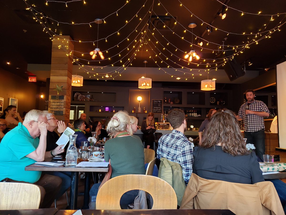 N8Godfrey's tweet photo. @MTO_UCalgary THC could potentially treat people with PTSD - @canna_brain at the MTO Science Cafe! https://t.co/kr6Qu0fDLZ