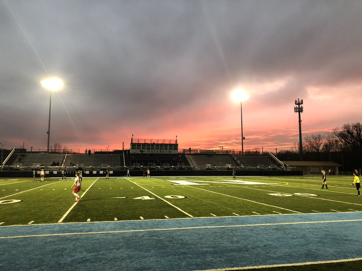 NazarethGSOCCER's tweet photo. Naz varsity beats Marist 2-1 on senior night! 🚨

Goals scored by Sophia Cullota

Congrats to all the seniors . 
Special S/O to Annie Stritzel and Maggie O’Neill on their soccer Debut ⚽️

Special thank you to all the senior parents for all you have done for these young ladies! https://t.co/wocsYcPgf8