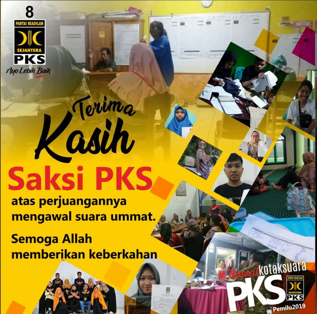 AnwarFaruq's tweet photo. Terimakasih banyak kepada saksi PKS, yang telah berjuang, semoga Allah memberi ganjaran yang banyak atas usaha kita semua. aminn

@pksejahtera
#2019PKSMenang https://t.co/aqk2QMM5bS