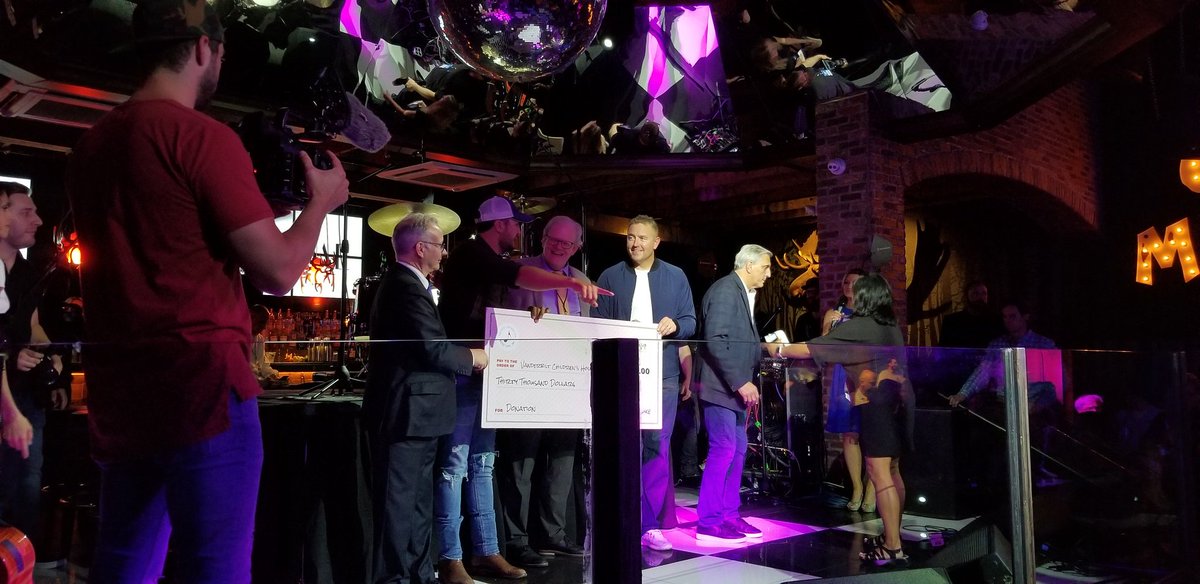 And in case you didn't know, this fun <a href="/KirkHerbstreit/">Kirk Herbstreit</a> and <a href="/LukeBryanOnline/">Luke Bryan Test</a> Pre-Draft Party at <a href="/Lukes32Bridge/">Luke's 32 Bridge</a> helped raise 30,000 for the Monroe Carell Jr. Children's Hospital, @TNGlfFoundation, <a href="/PredsNHL/">Nashville Predators</a> Foundation, and the <a href="/Titans/">Tennessee Titans</a> Foundation EACH! A total of 120,000 ❤️
#NFLDraft