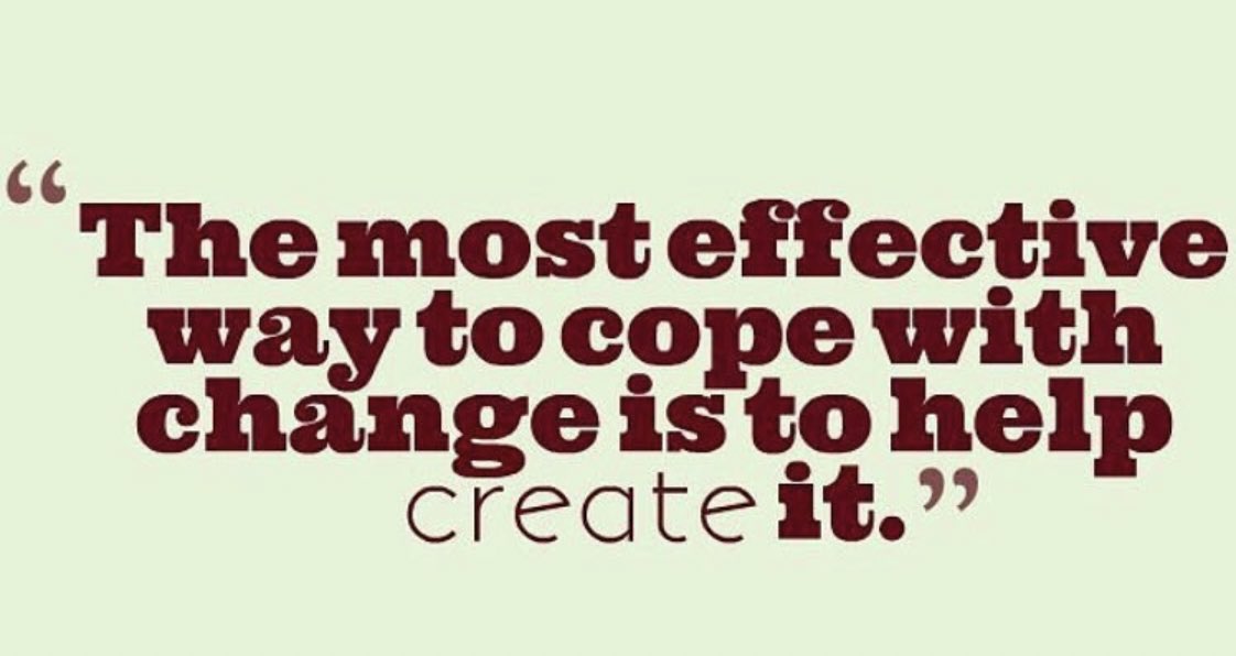 drmarciatate's tweet image. Rather than be afraid of change, dive in head first! Embrace it—see what you can learn and how you can grow. Don’t let your fear of change hold you back. #edchat