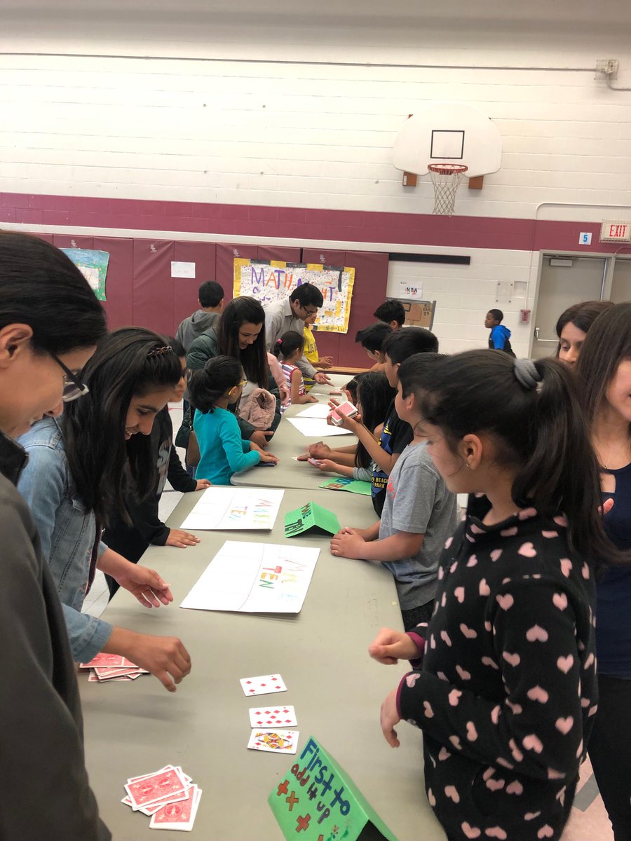 Full house with families for Math night at Lancaster ps to witness student made engaging math games ⁦<a href="/Lancaster_PS/">LancasterPS</a>⁩ ⁦@joRedhed⁩ ⁦<a href="/patrika54/">Patrika Daws</a>⁩