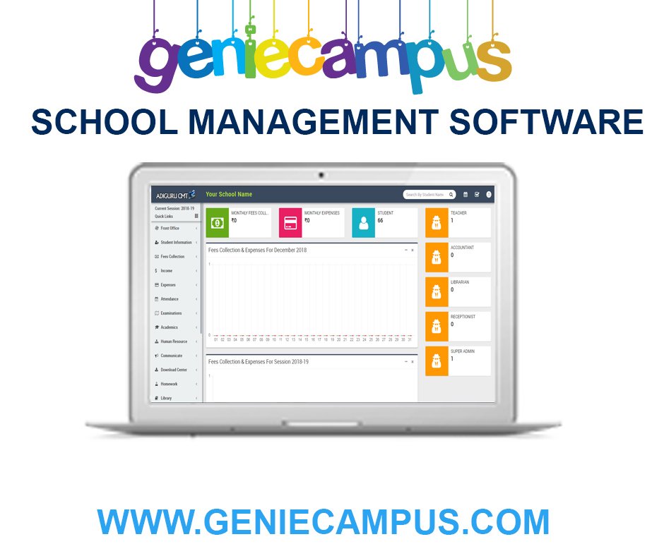 geniecampus's tweet image. school management software
the latest version in #schoolERP industry with advanced modules
#hrsoftware #feesoftware #transportsoftware #examsoftware #attendancesoftware #schoolmanagementsoftware #schoolsoftware
For DEMO: geniecampus.com
email us: info@geneicampus.com