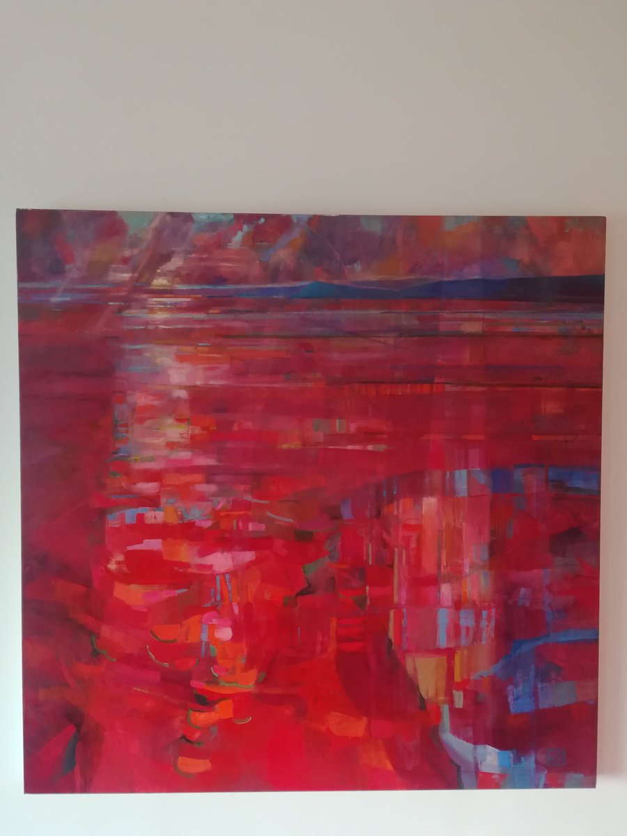 AndrewCTourism's tweet photo. Art and Tourism. A central theme within @Pembrokeshire "Rediscovering Ancient Connections" Interreg project. Pictured: @clareroseart stunning abstract interpretation of North Pembrokeshire coastline @dogmaels @StDavids_Wales @INTERREGTweets @BethsaidaBB https://t.co/ryut2OFys2