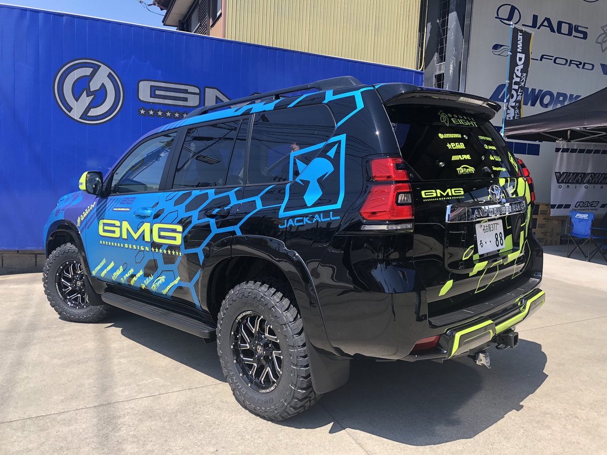 加木屋 守 マーモ Gmgオリジナルカスタム仕様車のランドクルーザー150プラドで全国をトレイルして行きます Gmg ジャッカルラッピングも完成 まだまだ途中経過状態なので 今後は釣りに特化した内装なども展開して行きます