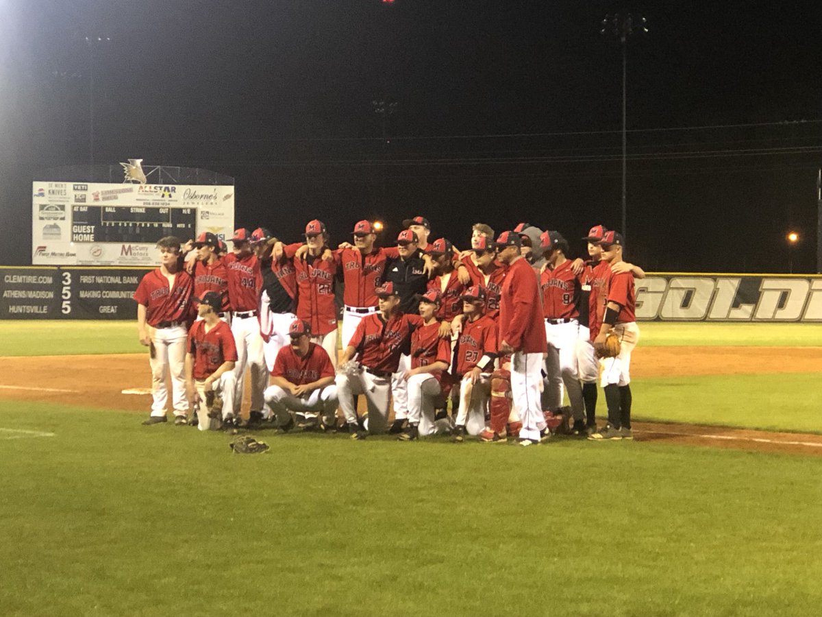 MSTrojanNetwork's tweet photo. #MSTrojanBaseball #6AArea15Champs @FoxSportsShoals @TrojansMSHS https://t.co/aHGWcmfSpK