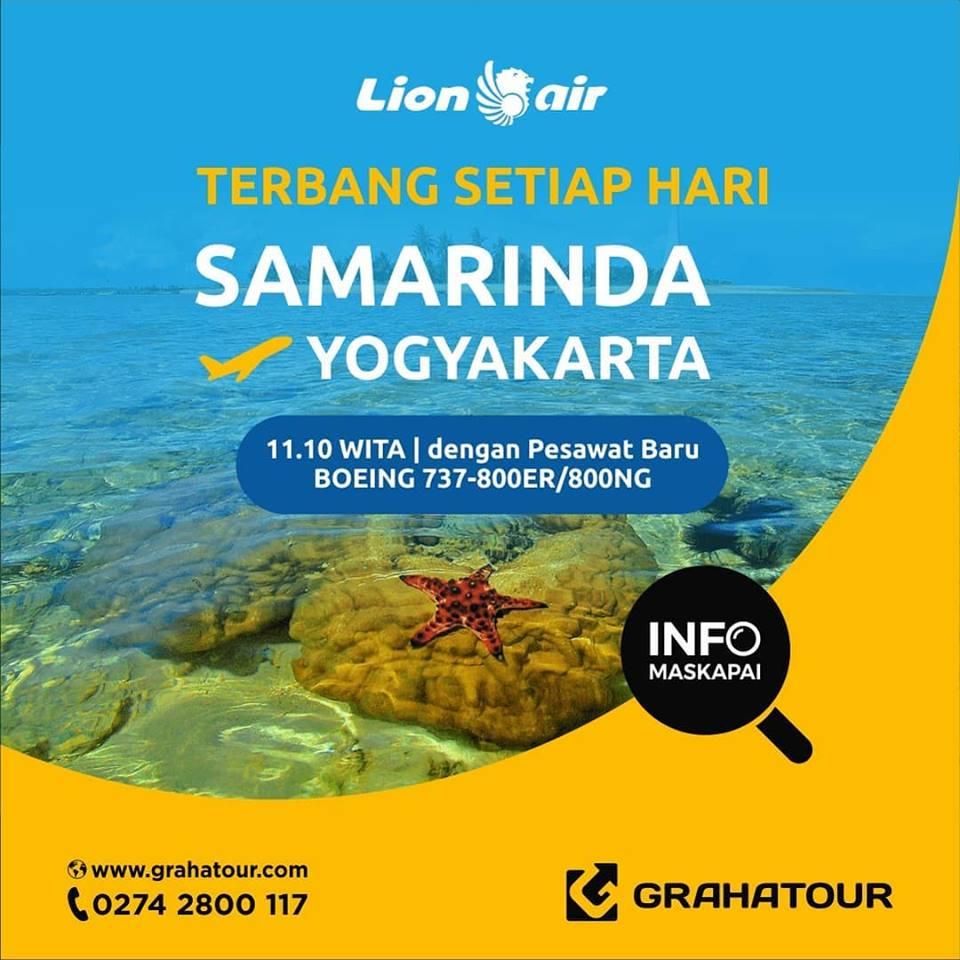 INFO PENERBANGAN :
 
KINI TERBANG SETIAP HARI
Samarinda - Yogyakarta
Terbang pukul 11:10 WITA
 
Booking tiketnya di grahatour.com dijamin murah, mudah, dan cepat 😁
 
#samarinda #yogyakarta #rutebarulionair #tiketmurah #tiketpesawatmurah