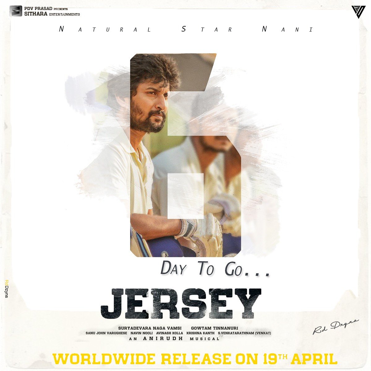 ursnaninds1's tweet photo. #JERSEY
#6DaysToGo❤
#WorldWideReleaseOn19thApril
Pc© #DeepRd ❤👌
@NameisNani @SitharaEnts @Anu https://t.co/HS5S3TsCOi