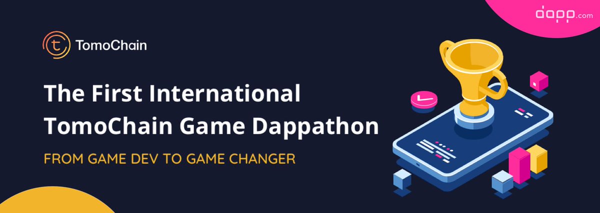 dapp_com's tweet photo. Calling all #dapp developers, the first International @TomoChainANN Game Dappathon is in full swing!🔥 The 1st contest submission ends in just 10 days, submit your work for a chance to win 20,000 USD ⇒💰 

Enter here>>>https://t.co/X2EaMCUw9w https://t.co/DJLmNHXbLq