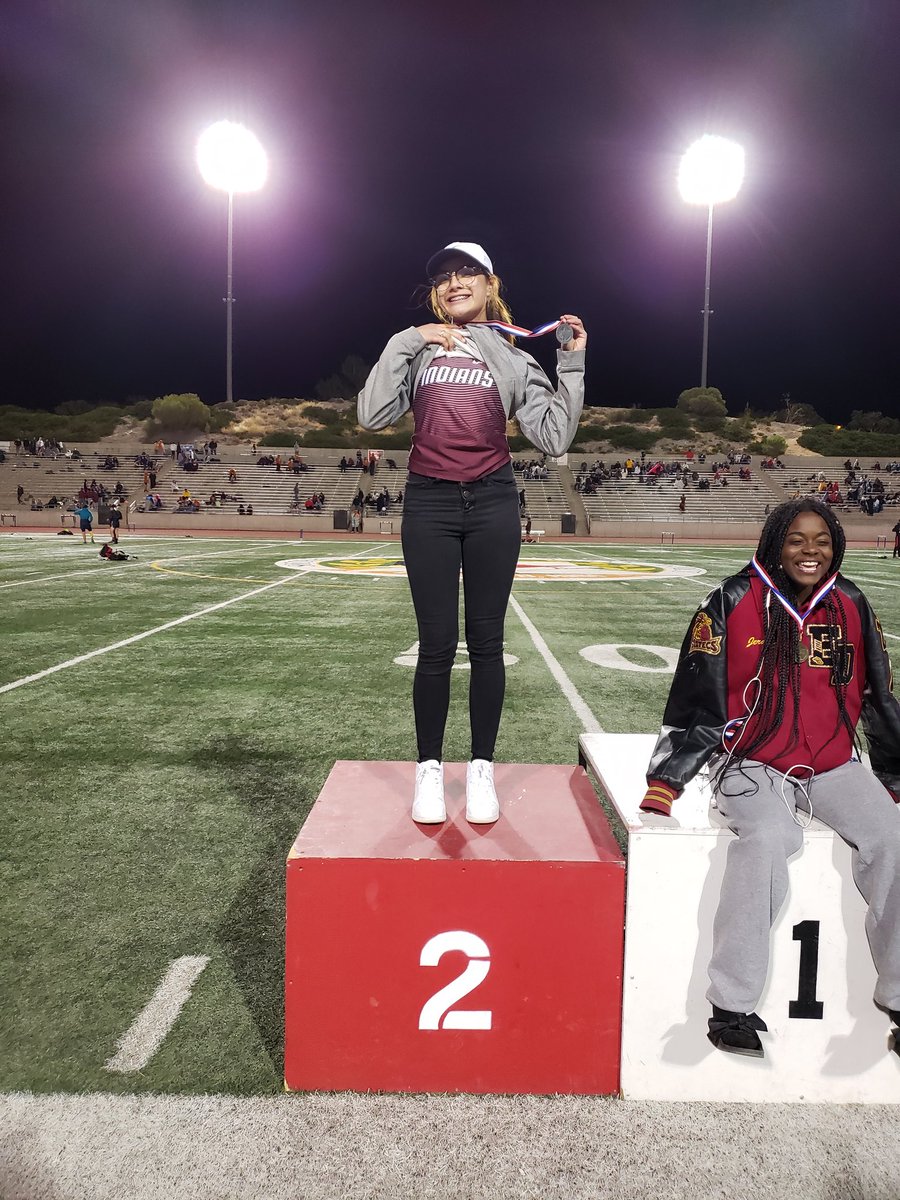 After a long wait...Destiny Dominguez makes it to the award stand! Regionals here she comes!!! #IndianPride #OneTribeOneVibe #BOWUP #THEDISTRICT