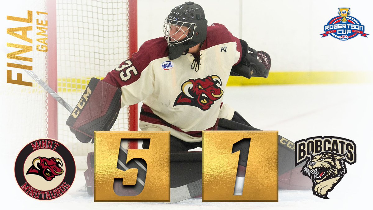 NAHLHockey's tweet photo. .@MinotauroHockey open up their #RobertsonCup push with a 5-1 win over @BismarckBobcats https://t.co/sCtjY1bj5u