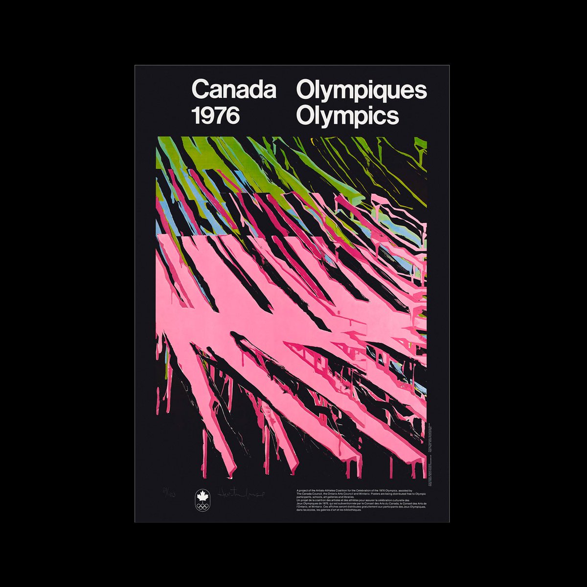 Olympics Sports Mem, Cards & Fan Shop CANADA 12" x 16" 1976 Olympic Poster Montreal