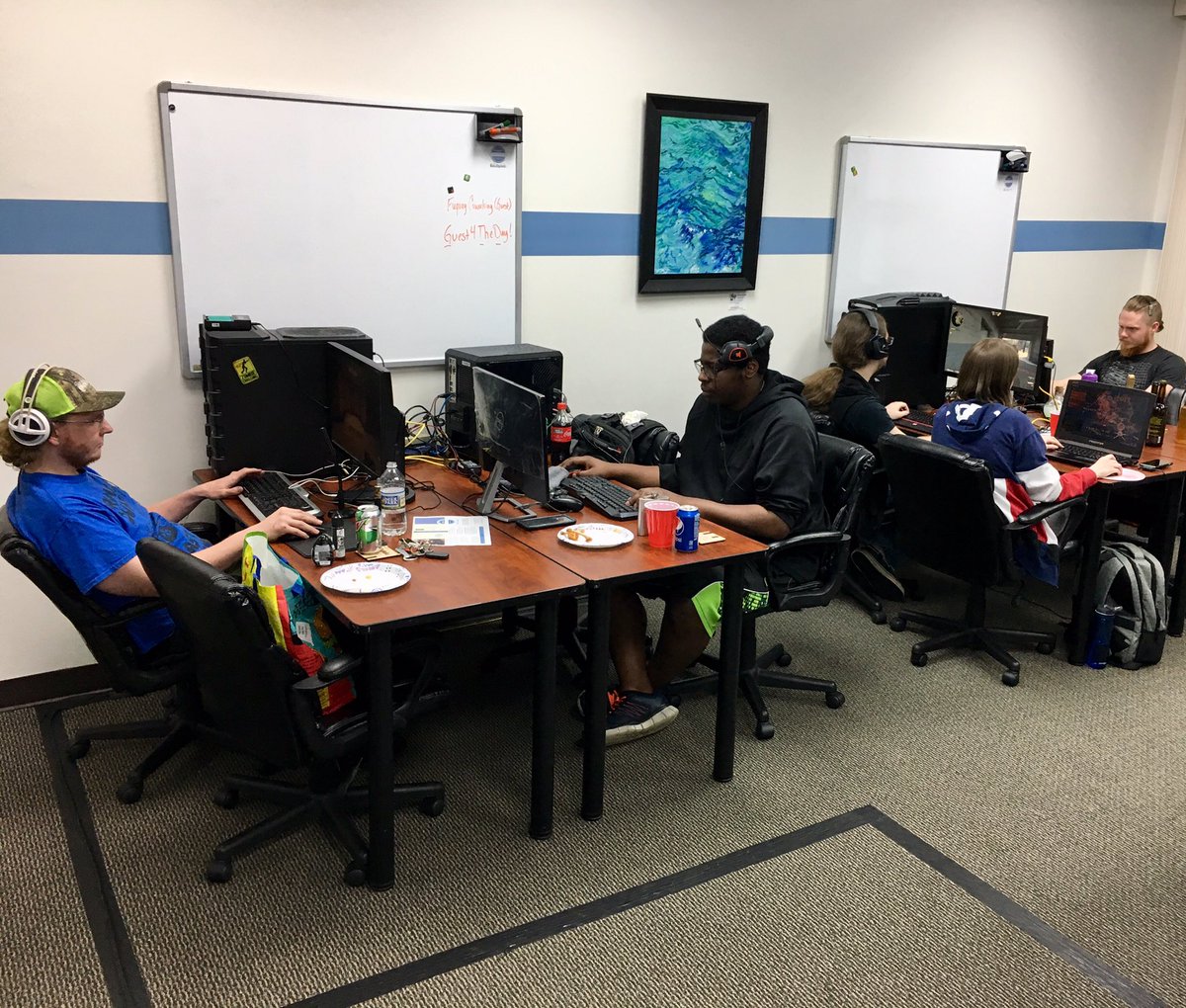 CortexCoGaming's tweet image. #Lanageddon2019 is off to an awesome start at @CortexCoGaming (@FuquayCoworking). 3 hours down, 33 more hours to go! 

#CortexCoGaming #CortexGaming #Gaming #GamingLounge #GameNight #FuquayVarina #aDashMore #FuquayCoworking #LANAGEDDON #LANParty #LANParty2019