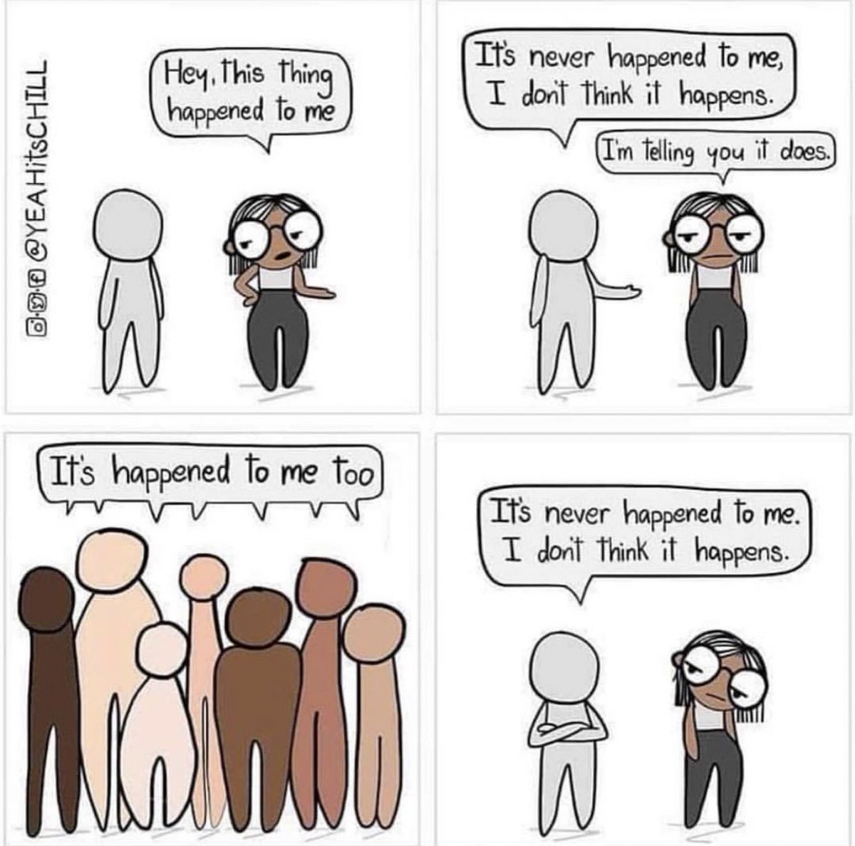 payusmore's tweet photo. This reminded me a lot of James Lindsay’s article. Just because you come from of a place of privilege and have not personally experienced oppression, does not mean everyone else can relate. #4504femtheory https://t.co/KvKhRWAbVG