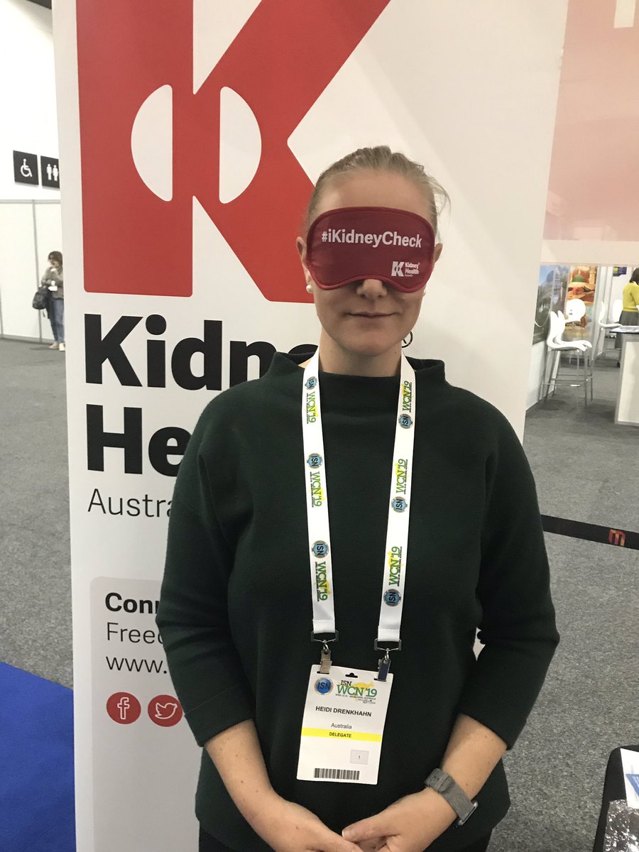 DietitianHeidi's tweet photo. Don’t be blind to kidney disease! Check your risk factors today and chat to your GP! #iKidneyCheck #ISNWCN https://t.co/jVqY1D8k5Q