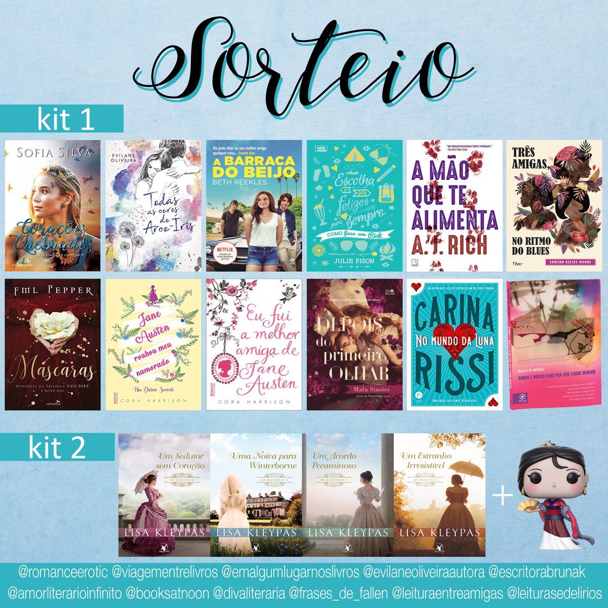 Sorteio de dois kits no Instagram. O primeiro kit é DOZE livros 💜

instagram.com/p/BwLHMj5H0oz/…