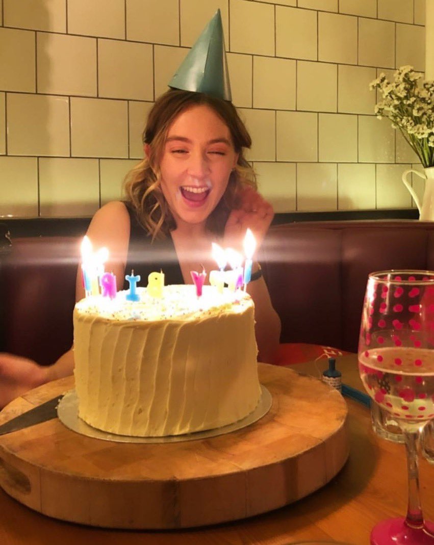 Happy birthday to miss saoirse ronan i love you baybeeee 