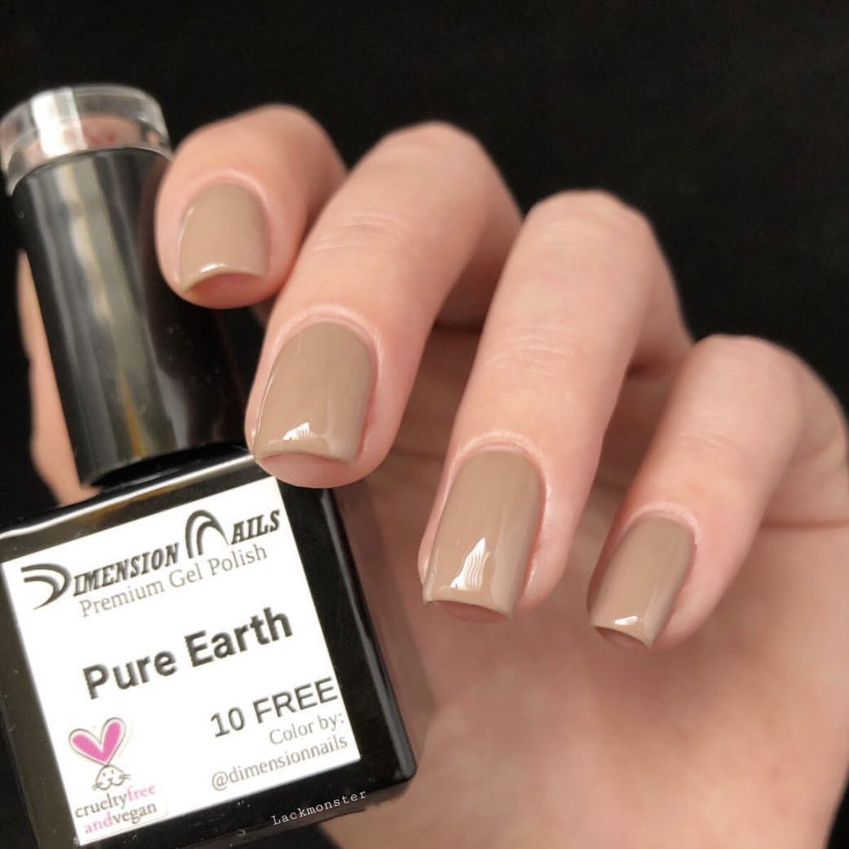 Loving Pure Earth on @lackmonster 😍😍! Nude is always a good choice! 🔥 #vegan #crueltyfree #10free #nailpolish
