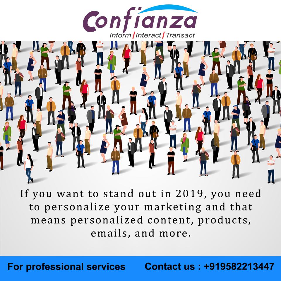 ConfianzaM's tweet photo. Confianza cater content personalized to your needs as we believe that Personalization = Maximum enjoyment + Minimum search time
#digitalmarketing #confianza #emailmarketing #seo #smm #digital #onepointsolution https://t.co/uiH1Py5B5V