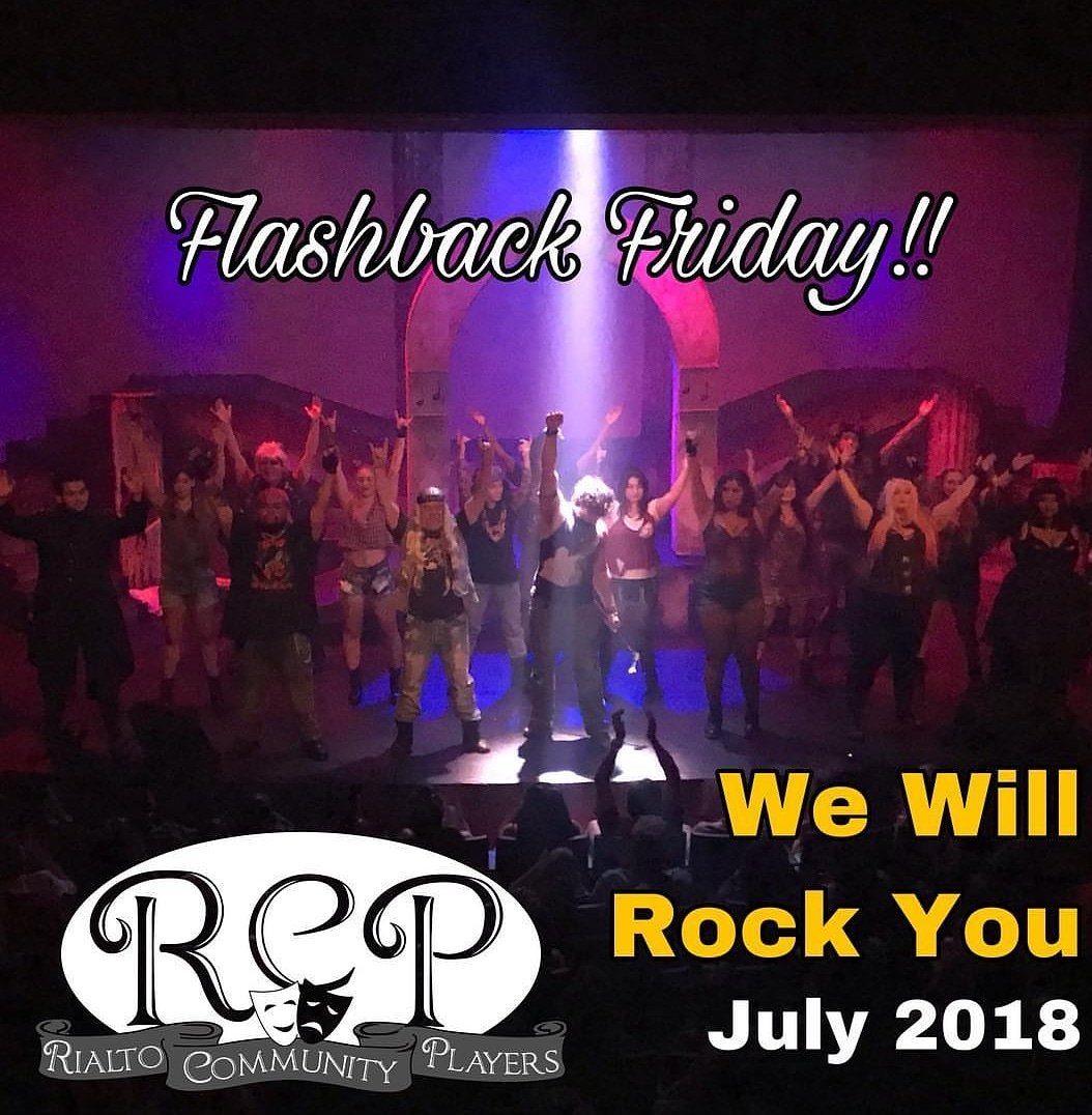 #FlashbackFriday to when I was in We Will Rock You at Sandra R Cortney. Community Playhouse. #musical #musicaltheatre #theatre #performingarts #wewillrockyou #wewillrockyoumusical #actor #singer #baritone