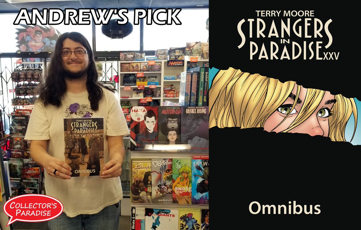 cparadize's tweet photo. Check out our Graphic Novel STAFF PICKS OF THE WEEK 4/10!

#CollectorsParadise #CPpicks #CPstaffpicks #CollectorsCrew #StrangersInParadise #WhenIArrivedAtTheCastle #JimmyOlsen #Superman #JackKirby #Catwoman https://t.co/ClJYae0O2l