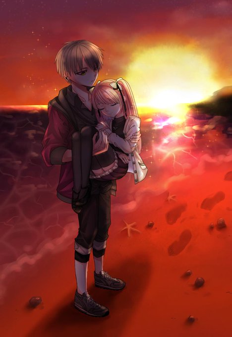 夕焼けのtwitterイラスト作品 夕焼けのtwitterイラスト作品