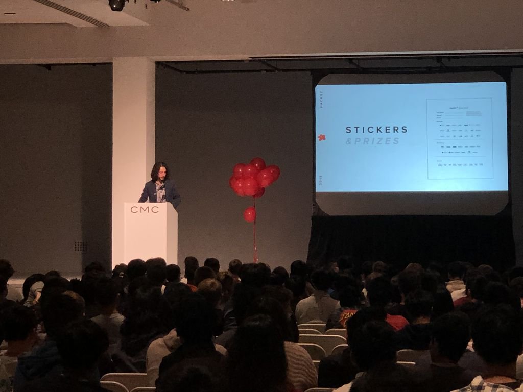 MLHacks's tweet photo. Opening ceremony on its way at @hackscofficial! #HackSC2019 https://t.co/Gi2850LEzQ