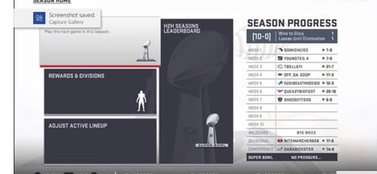 stickygorilla's tweet photo. Made it back to the #SuperBowl #StickSkills #HowBoutDemCowboys #Madden19 #AltCripComedian #Online #Head2Head #MUTSeasons #Undefeated #CanIWin #TheFatBus #CrippledComedy #PS4share https://t.co/P6MCF4ZJXX