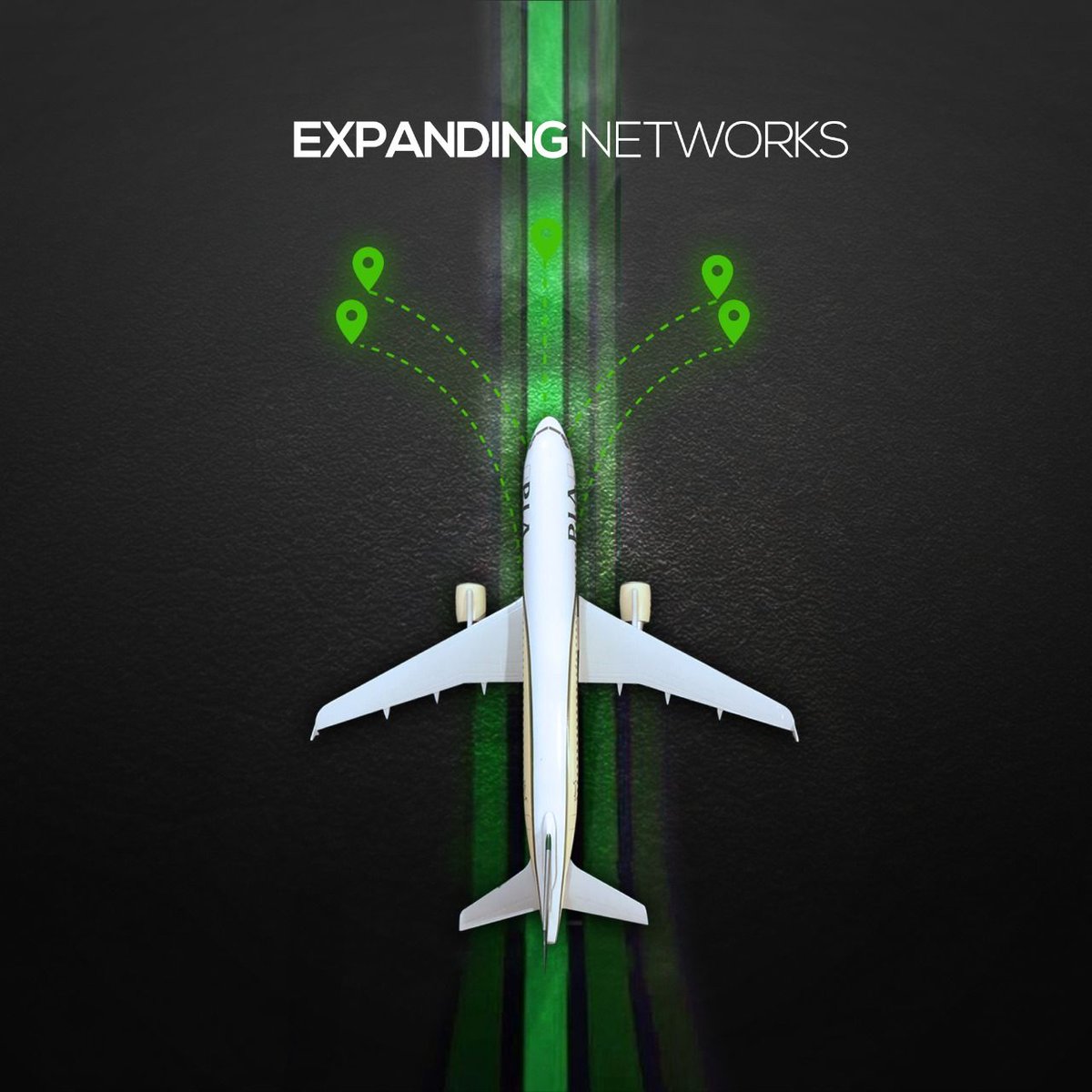 On the (run)way to newer routes & destinations, within & beyond #Pakistan. The #NationalFlagCarrier is connecting you everywhere!
#PIA #ExpandingWings #PakistanByPIA